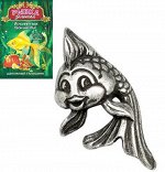 Фигура кошельковая &quot;Рыбка&quot;, олово, 2х1х0,3см 1 упак (10): 250.00 руб. (25.00 руб.-1 шт.)