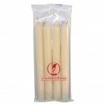 Свеча столовая 40 гр (4шт/уп.) слоновая кость, время горения 5 часов