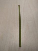 Свечи восковые зелёные №100 (16,5*0,6 см 50 мин) 1 шт.