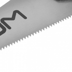 Ножовка по дереву LOM, обрезиненная рукоятка, каленый зуб, 7-8 TPI, 300 мм