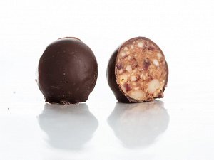Кедровый грильяж в шоколадной глазури с клюквой 120 гр