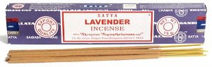 Благовония Satya Lavender 15 гр. (10-12 шт.)