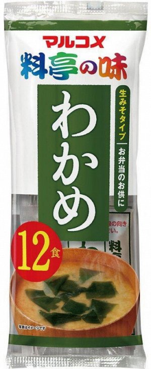 Мисо-суп с водорослями вакаме 216 гр (12 порций) Marukome Kabushiki