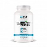 Магний UniONE Magnesium Citrate 96мг + B6 - 60 капс.