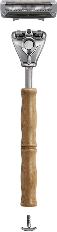 Bulldog Original Bamboo Razor - бритва с 5 лезвиями и ручкой из бамбука