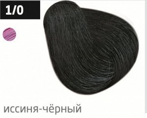 OLLIN COLOR  1/0 иссиня-черный 100 мл Перманентная крем-краска для волос