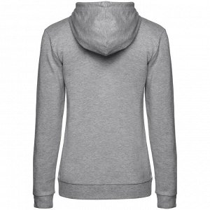 Толстовка с капюшоном женская Hoodie, серый меланж