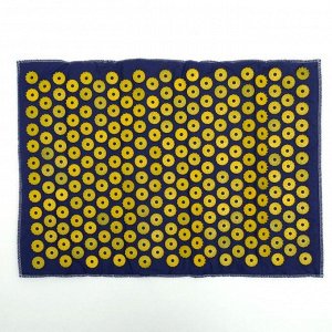 Аппликатор игольчатый «Большой коврик» на мягкой подложке, 242 колючки, синий, 41х60 см