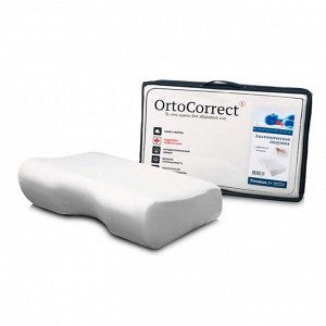Ортопедическая подушка OrtoCorrect Premium 1 Plus 54х34, одна выемка под плечо 14/10