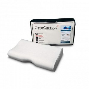 Анатомическая  подушка OrtoCorrect  Premium 2  Plus 58х34, две выемки под плечо 10/12