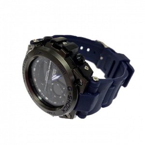 Мужские часы G-Shok с ремешком чёрного синего цвета.