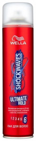 Wella Shockwaves Лак для волос ULTIMATE HOLD 400 мл