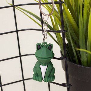 Брелок "Statuette frog", green