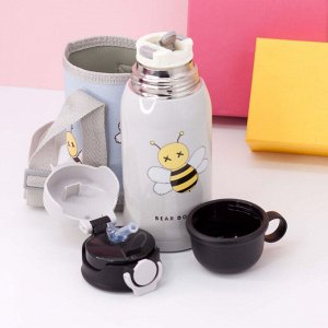 Термос &quot;Case with Bee&quot;, white (600ml)