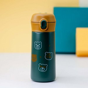 Термос "Trendy bear", green (350ml)