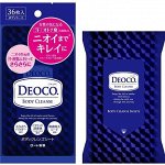 Салфетки дезодорирующие  DEOCO Body Cleanse, 36 штук