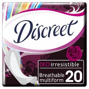 Прокладки ежедневные «Discreet» Deo Irresistible Multiform, 20 шт