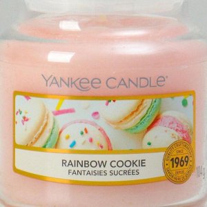 Свеча ароматическая в банке Радужное печенье Rainbow cookiei, 104гр, 25-45 ч
