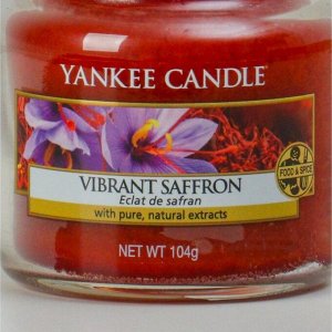 Свеча ароматическая в банке Яркий шафран Vibrant Saffron,104 гр, 25-45 ч