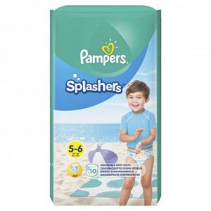 Трусики для плавания Pampers Splashers размер 5-6, 10 шт.