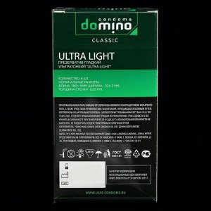 Презервативы DOMINO CLASSIC Ultra Light 6 шт