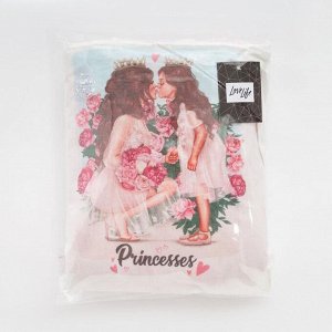 Набор LoveLife "Princesses" (вид 2): сумка-шопер 33*39 см + флисовый плед 150*130 см