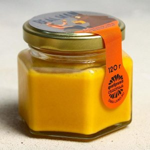 Кремовый мёд с апельсином Real man, 120 г.
