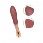 Терка для педикюра CHARME Optima Nature 60/120 с деревянной ручкой в инд. упаковке
