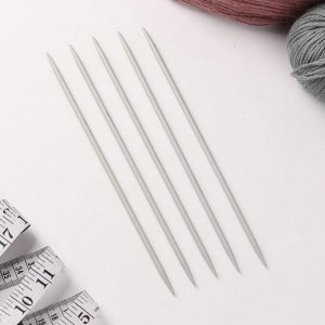 Спицы для вязания, чулочные, d = 4,5 мм, 23 см, 5 шт