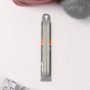 Спицы для вязания, чулочные, d = 3,5 мм, 15 см, 5 шт