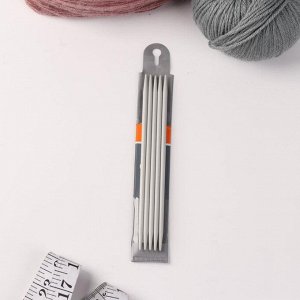 Спицы для вязания, чулочные, d = 4 мм, 15 см, 5 шт