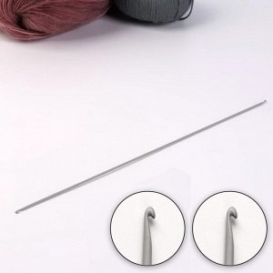 Крючок для вязания, тунисский, двухсторонний, d = 2 мм, 30 см