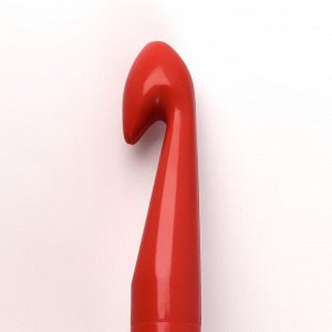 Крючок для вязания, d = 20 мм, 20 см, цвет красный