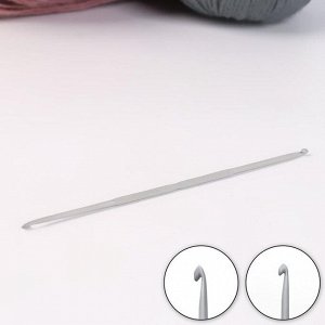 Крючок для вязания, двухсторонний, d = 2,25/2,5 мм, 13,5 см