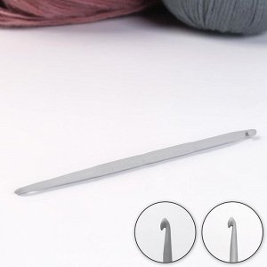 Крючок для вязания, двухсторонний, d = 4/5 мм, 13,5 см