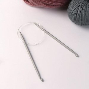 Крючок для вязания, циркулярный, d = 5,5 мм, 80 см