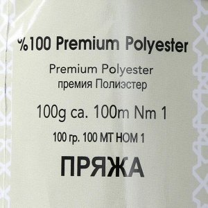 Пряжа "Baby Soft" 100% полиэстер 100м/100гр (1060 фиолетовый)
