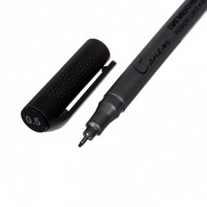 Ручка капиллярная для черчения ЗХК "Сонет" линер 0.5 мм, чёрный, 2341648