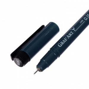 Ручка капиллярная для черчения Malevich Graf'Art линер 0.15 мм, чёрный 196093