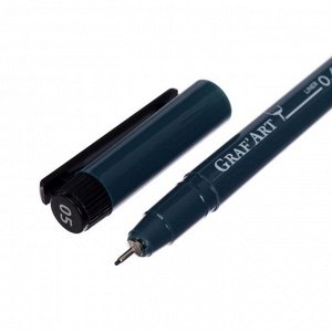 Ручка капиллярная для черчения Malevich Graf&#039;Art линер 0.45 мм, чёрный 196005