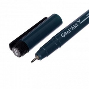 Ручка капиллярная для черчения Malevich Graf'Art линер 0.7 мм, чёрный 196008
