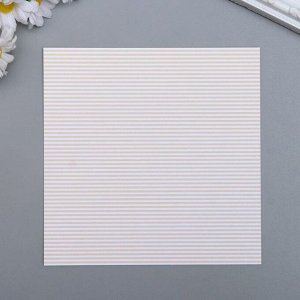 Набор бумаги для скрапбукинга "Cool Stripes" 10 листов, 15х15 см