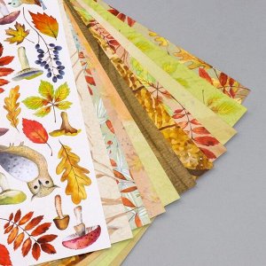 Набор бумаги для скрапбукинга "Colors of Autumn " 10 листов, 30,5х30,5 см