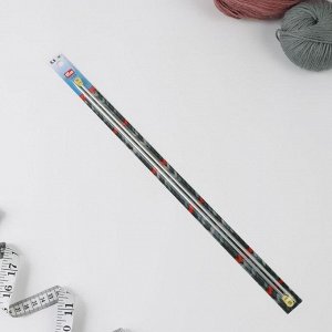 Спицы для вязания, прямые, d = 3,5 мм, 40 см, 2 шт
