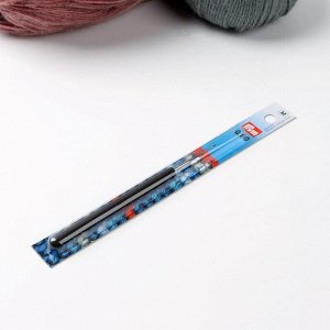 Крючок для вязания, для тонкой пряжи, с колпачком, d = 0,6 мм, 12,5 см