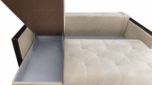 Угловой диван Камелот (пружина, тик-так) + 4 подушки
