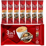 Кофе Жокей Крепкий 3 в 1 12г 1/50/8