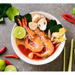 Паназиатская кухня- кокос молоко, имбирь, соусы, карри