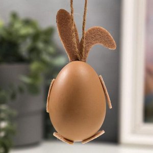 Сувенир пасхальный "Яйцо - кролик" 10,5х4х4 см