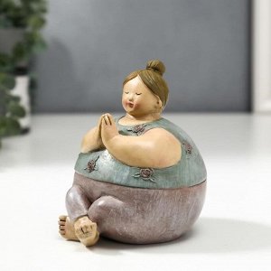 Фигурка полистоун «Пышечка медитирует», 11x8.5x10 см